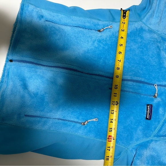 Patagonia Light Blue Zip Up Jacket Size Women’s Medium - Picture 5 of 6